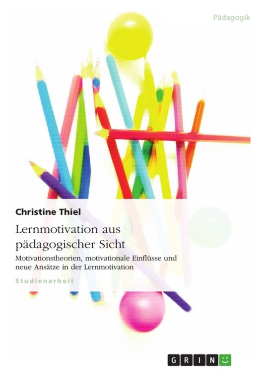 Produktbild: Lernmotivation aus p&auml;dagogischer Sicht