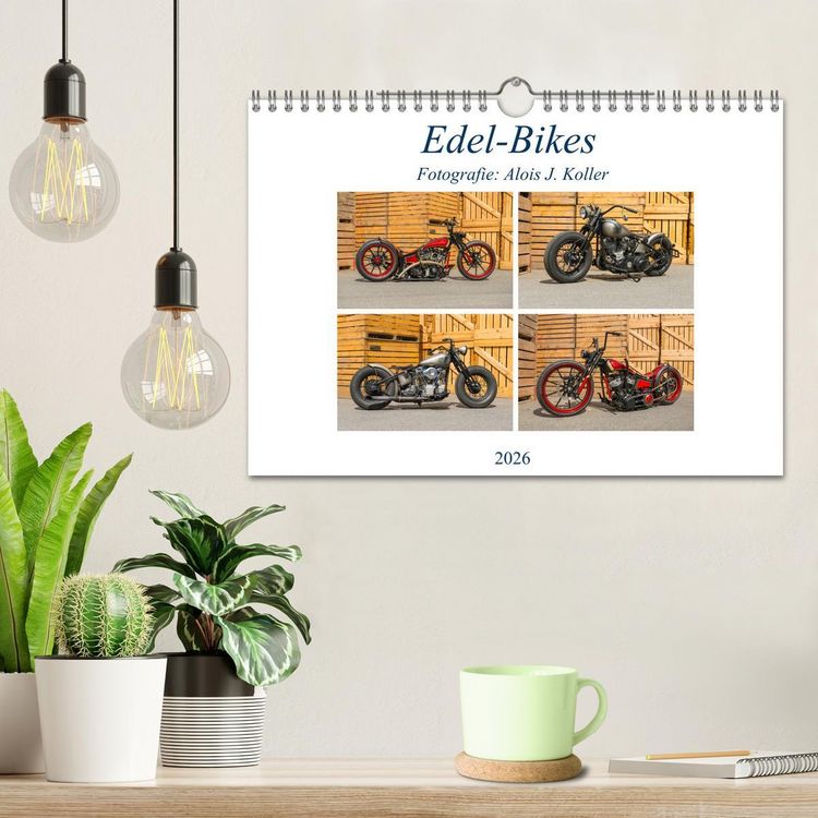 Produktbild: Edel-Bikes 2026 (Wandkalender 2026 DIN A4 quer), CALVENDO Monatskalender