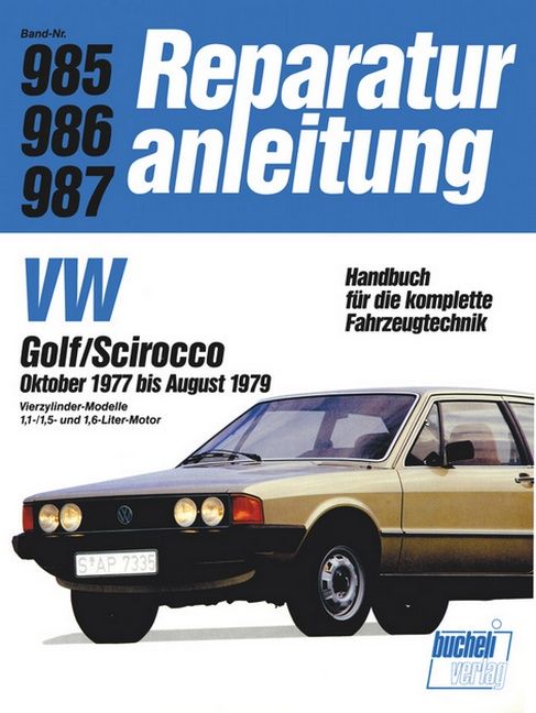 Produktbild: VW Golf/Scirocco 10/1977 bis 8/1979