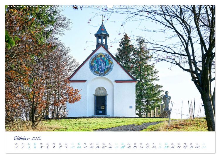 Produktbild: Taunus, deine Kirchen (Wandkalender 2026 DIN A2 quer), CALVENDO Monatskalender