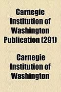 Produktbild: Carnegie Institution of Washington Publication (291)