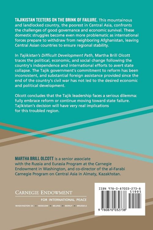 Produktbild: Tajikistan's Difficult Development Path