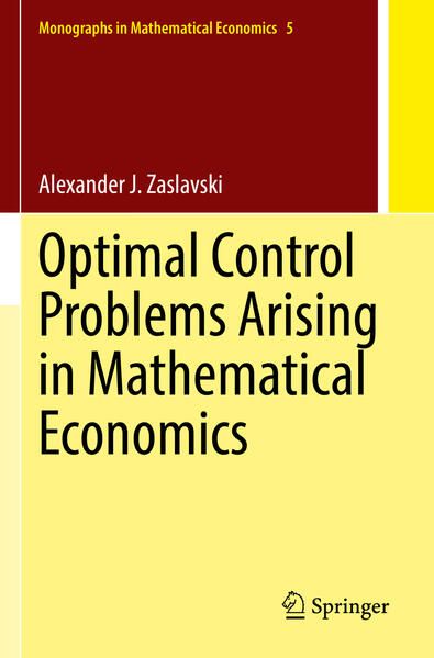 Produktbild: Optimal Control Problems Arising in Mathematical Economics