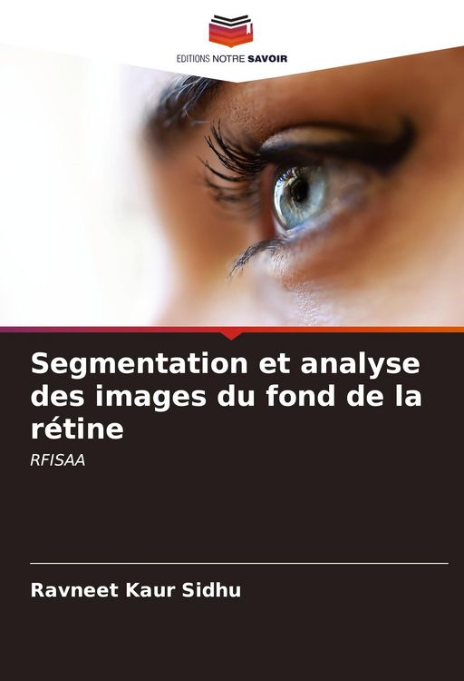 Produktbild: Segmentation et analyse des images du fond de la r&eacute;tine