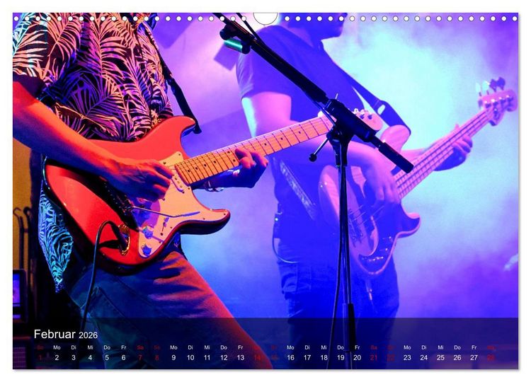 Produktbild: Rockmusik live (Wandkalender 2026 DIN A3 quer), CALVENDO Monatskalender