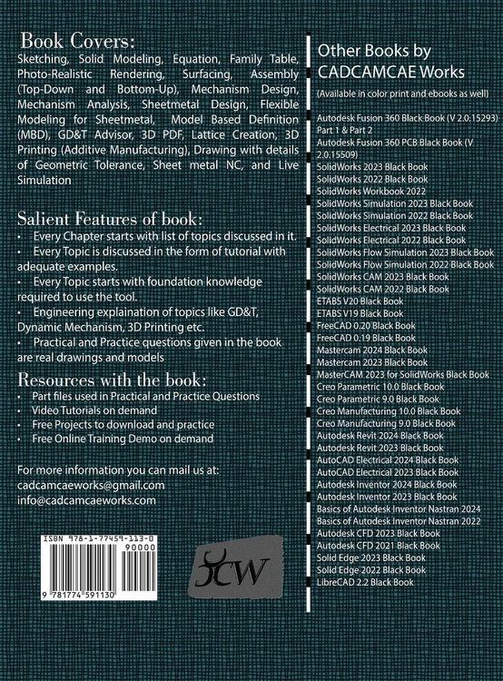 Produktbild: Creo Parametric 10.0 Black Book
