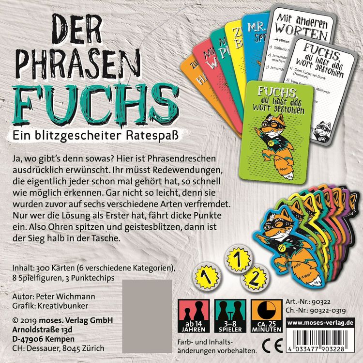 Produktbild: Moses. - Der Phrasenfuchs