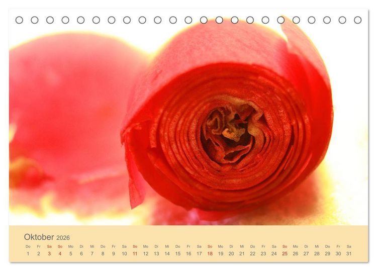 Produktbild: Fantastische Reise in die Welt der Blumen (Tischkalender 2026 DIN A5 quer), CALVENDO Monatskalender