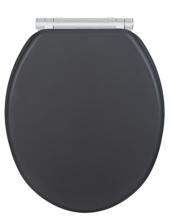 Produktbild: WC-Sitz Mod. Morra Anthrazit Matt, Universalform, aus massivem MDF