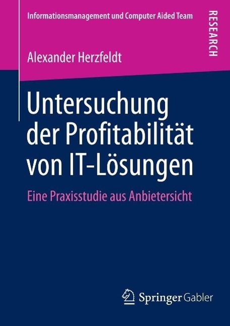Produktbild: Untersuchung der Profitabilit&auml;t von IT-L&ouml;sungen