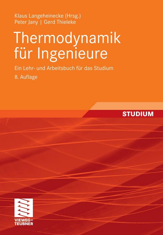 Produktbild: Thermodynamik f&uuml;r Ingenieure