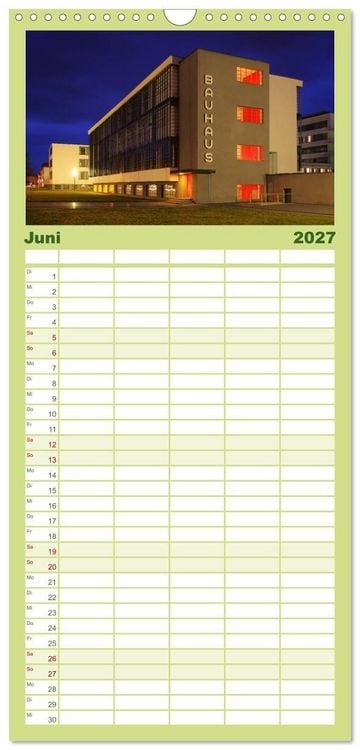 Produktbild: Familienplaner 2027 - Dessau mit 5 Spalten (Wandkalender, 21 x 45 cm) CALVENDO