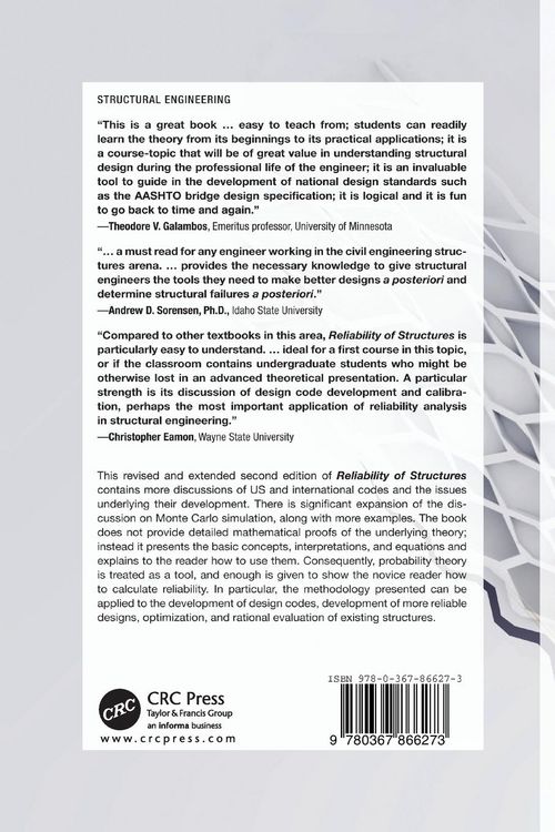 Produktbild: Reliability of Structures