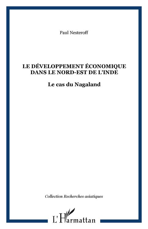 Produktbild: Le d&eacute;veloppement &eacute;conomique dans le Nord-Est de l'Inde