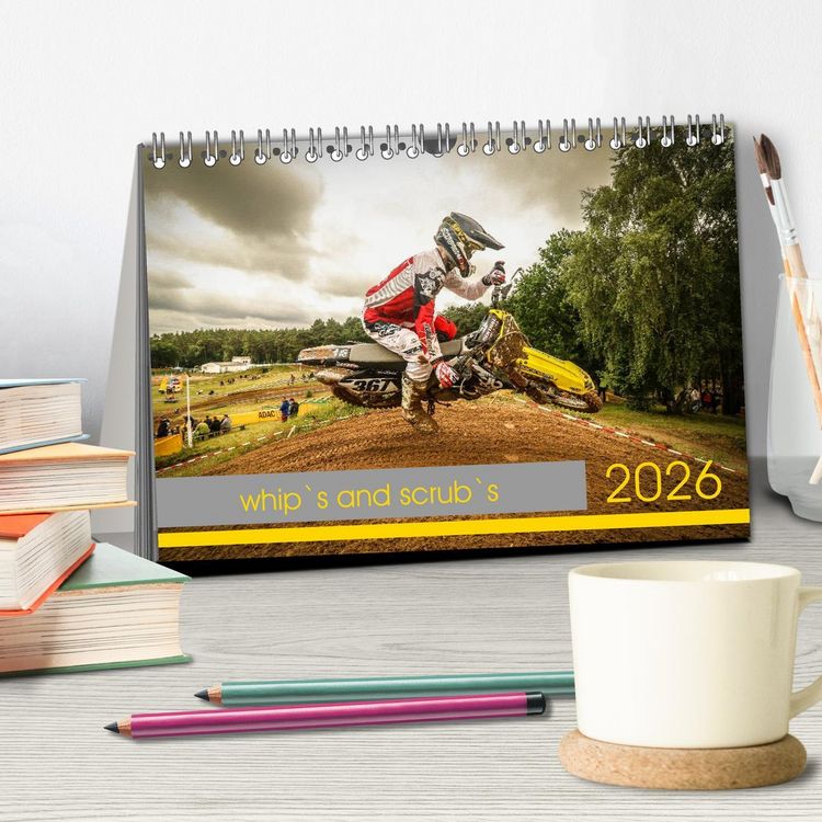 Produktbild: whip`s and scrub`s (Tischkalender 2026 DIN A5 quer), CALVENDO Monatskalender