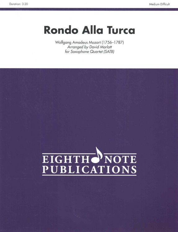 Produktbild: Mozart, W: Rondo Alla Turca
