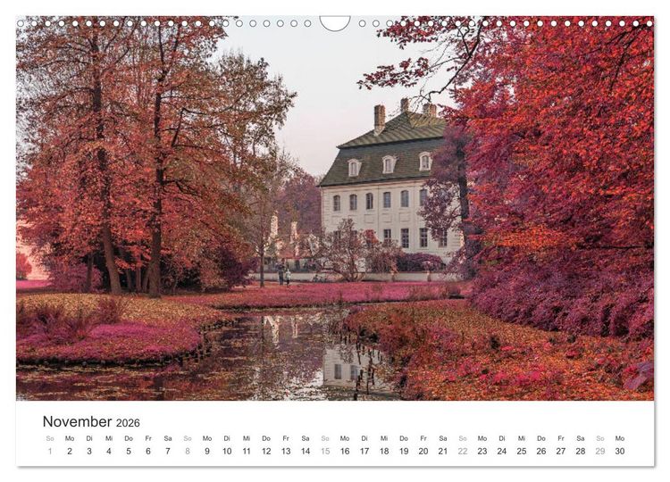 Produktbild: Cottbus und seine Umgebung in Infrarot (Wandkalender 2026 DIN A3 quer), CALVENDO Monatskalender