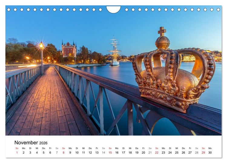 Produktbild: Europa im sch&ouml;nsten Licht (Wandkalender 2026 DIN A4 quer), CALVENDO Monatskalender