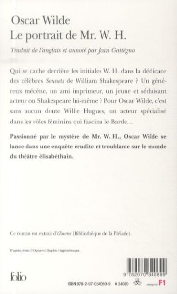 Produktbild: Fre-Portrait De Mr W H