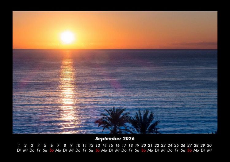 Produktbild: Sonnenunterg&auml;nge 2026 Fotokalender DIN A3