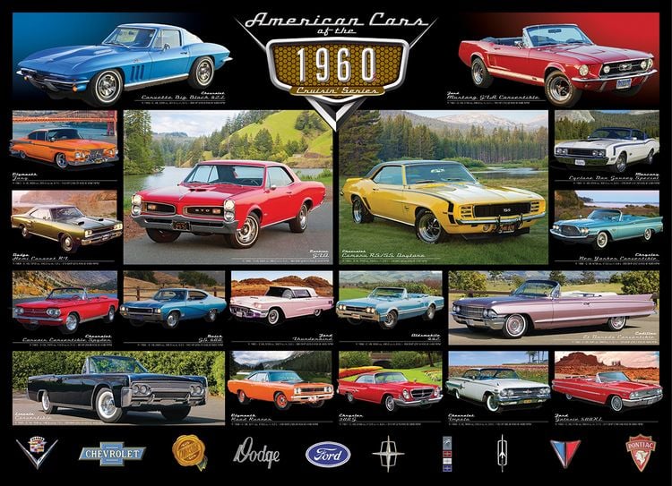 Produktbild: AMER CARS OF THE 1960S PUZZLE