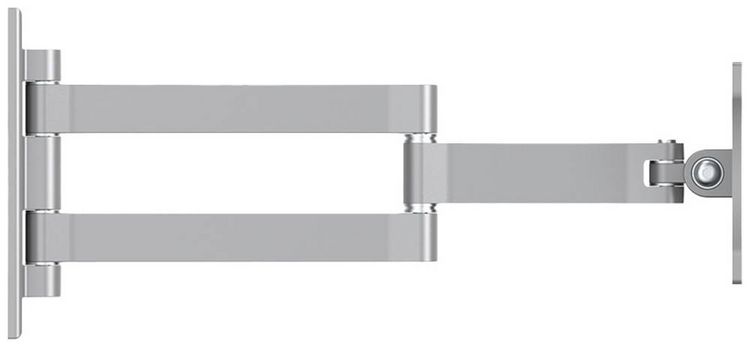 Produktbild: Neomounts FPMA-W830 Monitor-Wandhalterung 1 Display(s) 25,4 cm (10") - 68,6 cm (27") Silber Neigbar, Schwenkbar, Ausziehbar
