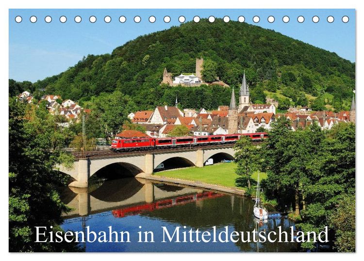 Produktbild: Eisenbahn in Mitteldeutschland (Tischkalender 2026 DIN A5 quer), CALVENDO Monatskalender