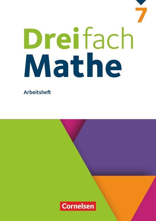 Produktbild: Dreifach Mathe 7. Schuljahr - Arbeitsheft mit L&ouml;sungen