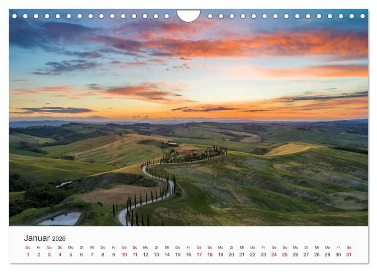 Produktbild: Italien - einzigartige Motive (Wandkalender 2026 DIN A4 quer), CALVENDO Monatskalender