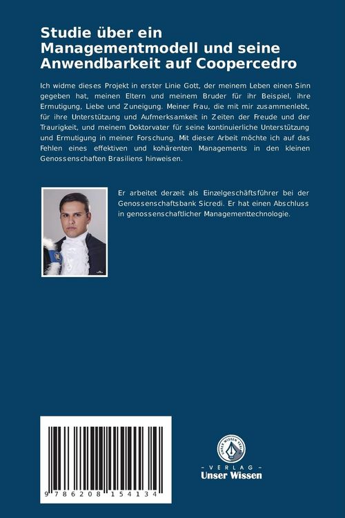Produktbild: Studie &uuml;ber ein Managementmodell und seine Anwendbarkeit auf Coopercedro