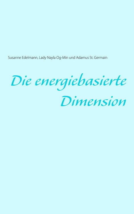 Produktbild: Die energiebasierte Dimension