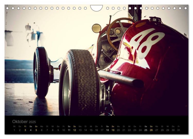 Produktbild: Classic Maserati Racing (Wandkalender 2025 DIN A4 quer), CALVENDO Monatskalender
