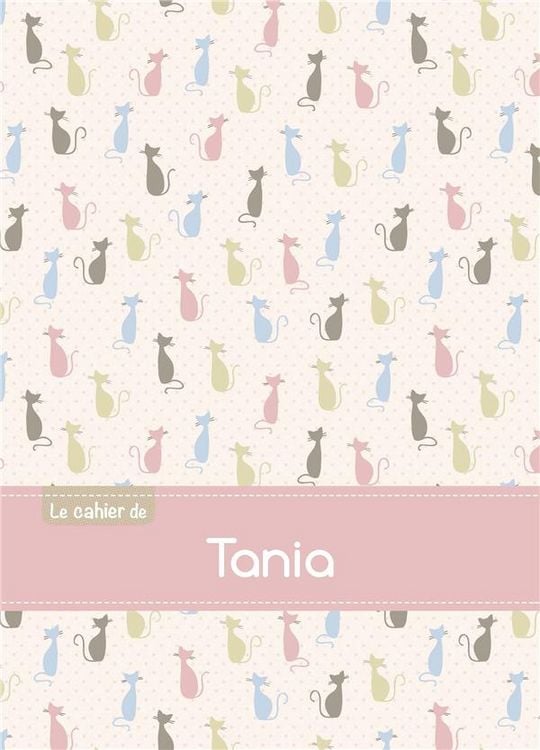 Produktbild: Cahier tania seyes,96p,a5 chats