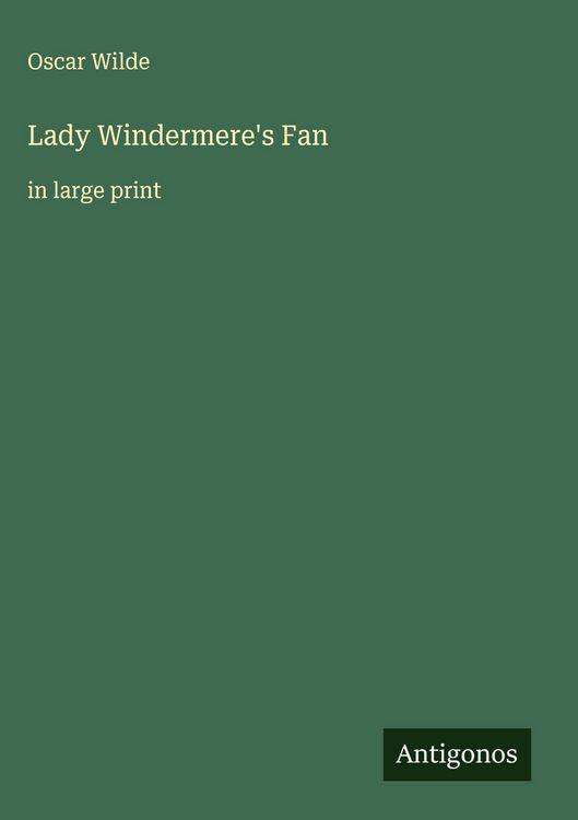 Produktbild: Lady Windermere's Fan