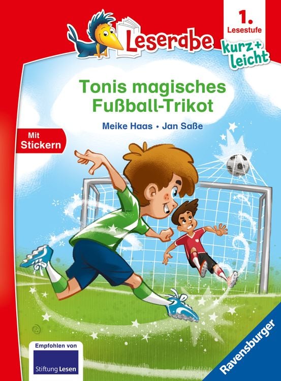 Produktbild: Leserabe 1. Lesestufe Kurz und leicht - Tonis magisches Fußball-Trikot