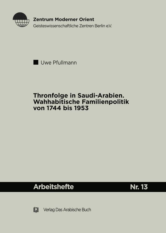 Produktbild: Thronfolge in Saudi Arabien