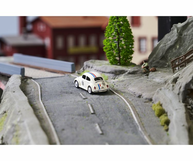 Produktbild: Carson Modellsport 500504153 VW Beetle Rallye 1:87 RC Modellauto Elektro Stra&szlig;enmodell inkl. Akku, Ladeger&auml;t und Senderbatterien