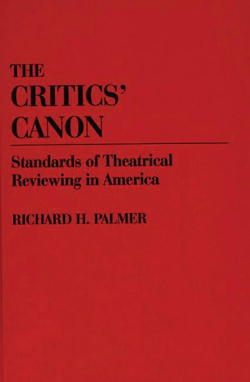 Produktbild: The Critics' Canon