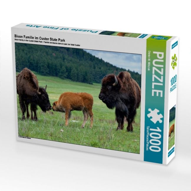 Produktbild: Bison Familie im Custer State Park (Puzzle)