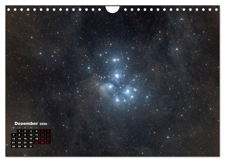 Produktbild: InfinityAstro - die Unendlichkeit im Bild - Astrofotos von Roland Schliessus (Wandkalender 2026 DIN A4 quer), CALVENDO Monatskalender