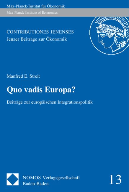 Produktbild: Quo vadis Europa?
