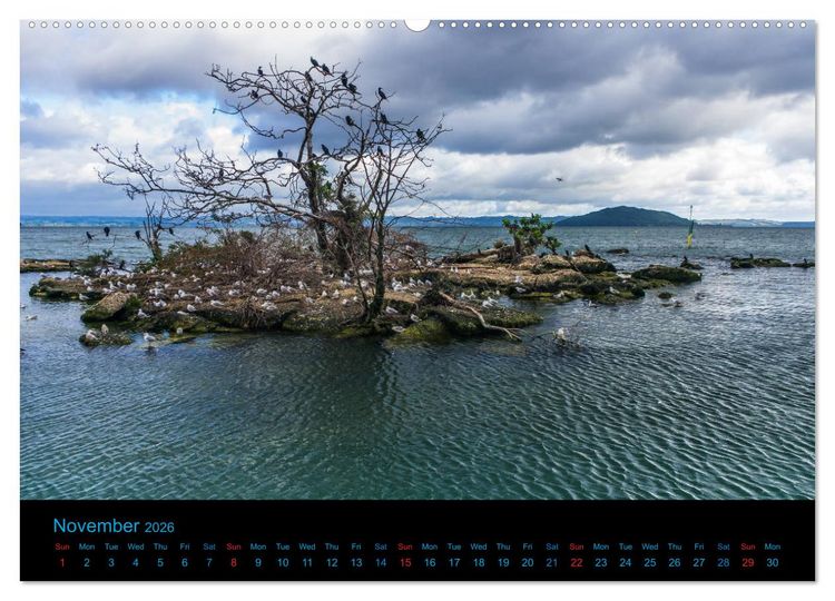 Produktbild: New Zealand - A bicycle adventure (High Quality Premium Wall Calendar 2026 DIN A2 landscape),CALVENDO 12 Month Wall Calendar