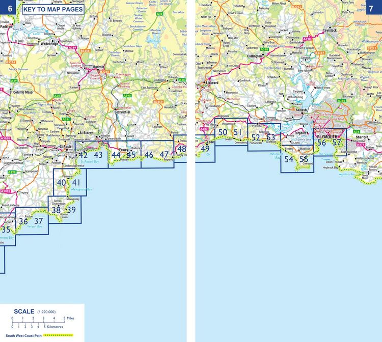 Produktbild: South West Coast_a-Z Advent Pb