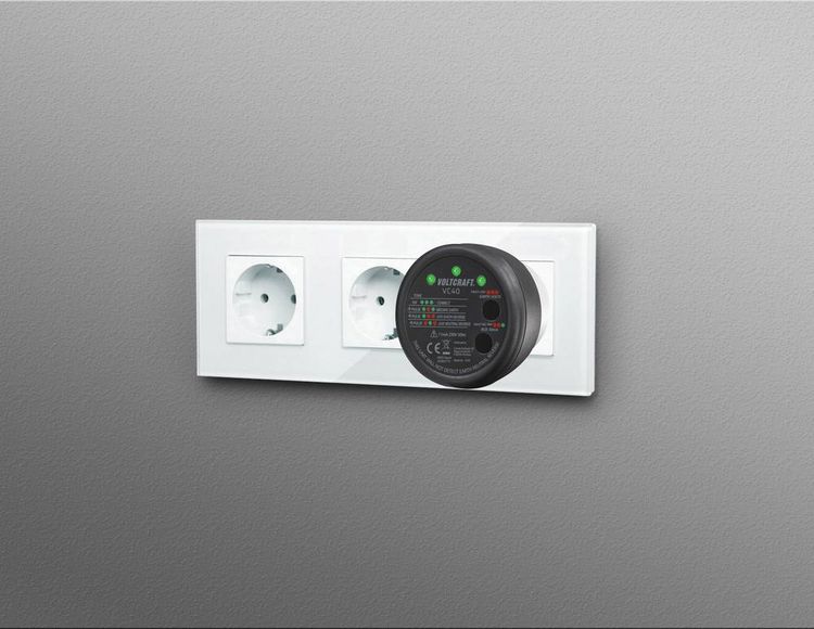 Produktbild: VOLTCRAFT VC40 Steckdosentester CAT II 300V