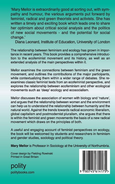 Produktbild: Feminism and Ecology