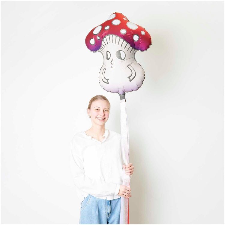 Produktbild: Folienballon Funny Shrooom, 1 Stk, 46 x 54 cm