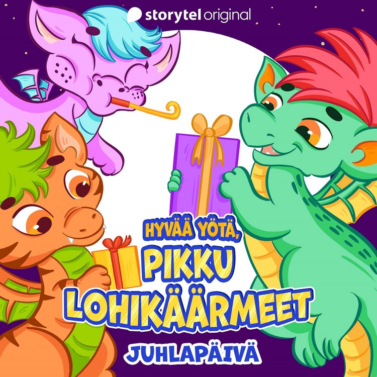 Produktbild: Hyv&auml;&auml; y&ouml;t&auml;, pikku lohik&auml;&auml;rmeet: Juhlap&auml;iv&auml;