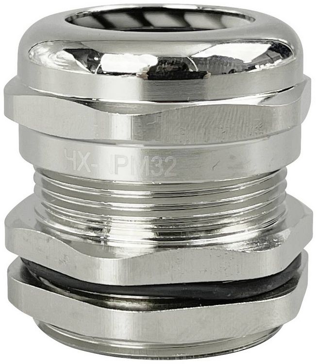 Produktbild: TRU COMPONENTS TC-10302848 Kabelverschraubung M32 Messing (vernickelt) Metall 1St.