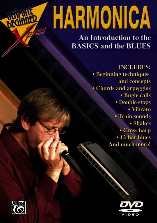 Produktbild: Ultimate Beginner Xpress -- Harmonica: An Introduction to the Basics and the Blues.