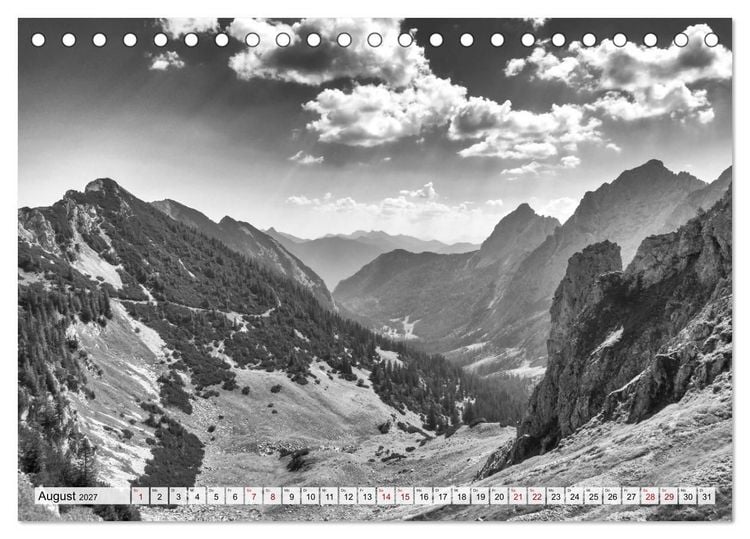 Produktbild: Traumhafte Allg&auml;uer Alpen (Tischkalender 2027 DIN A5 quer), CALVENDO Monatskalender